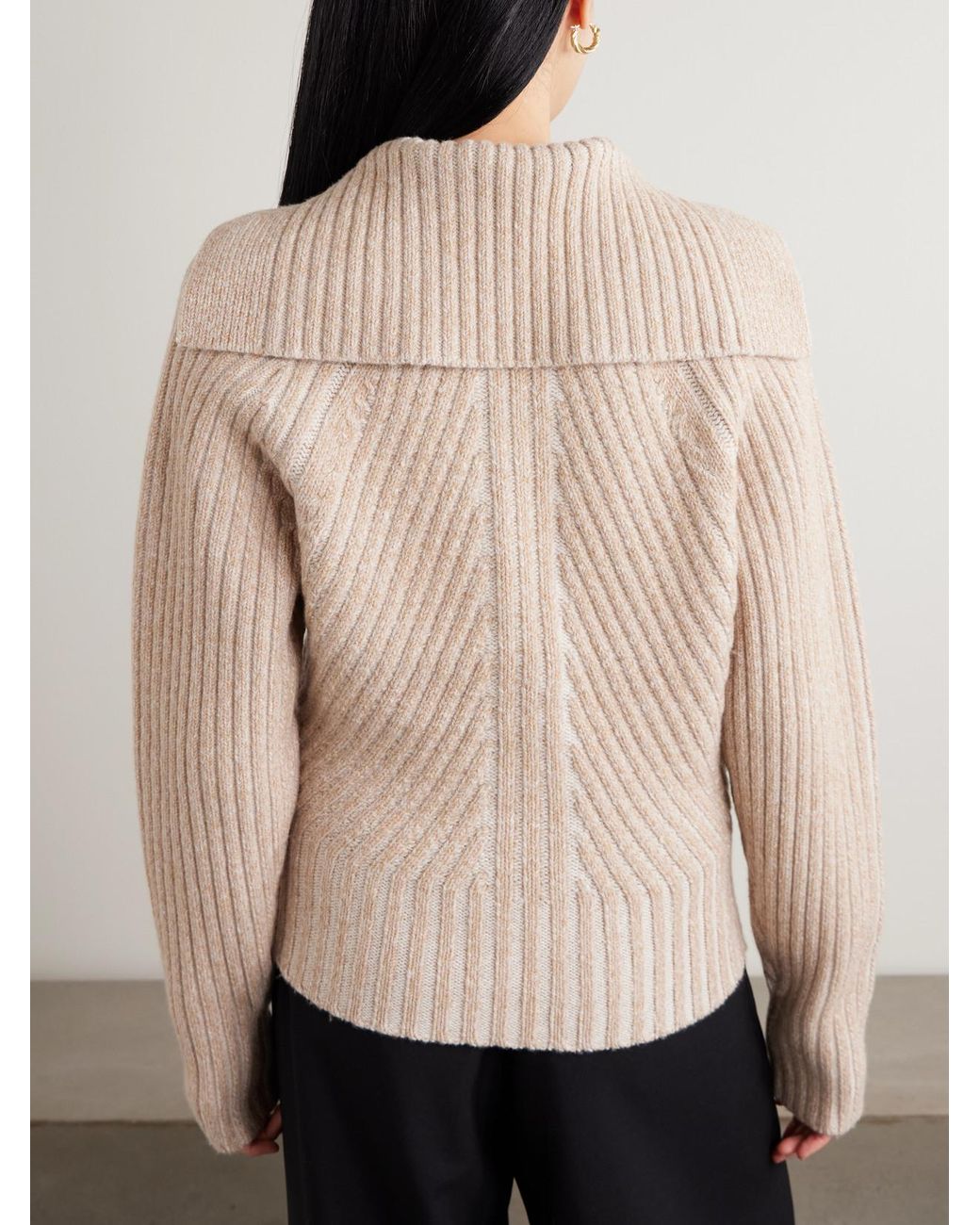 Joseph Natural Robby Pullover Aus Einer Gerippten Merinowollmischung