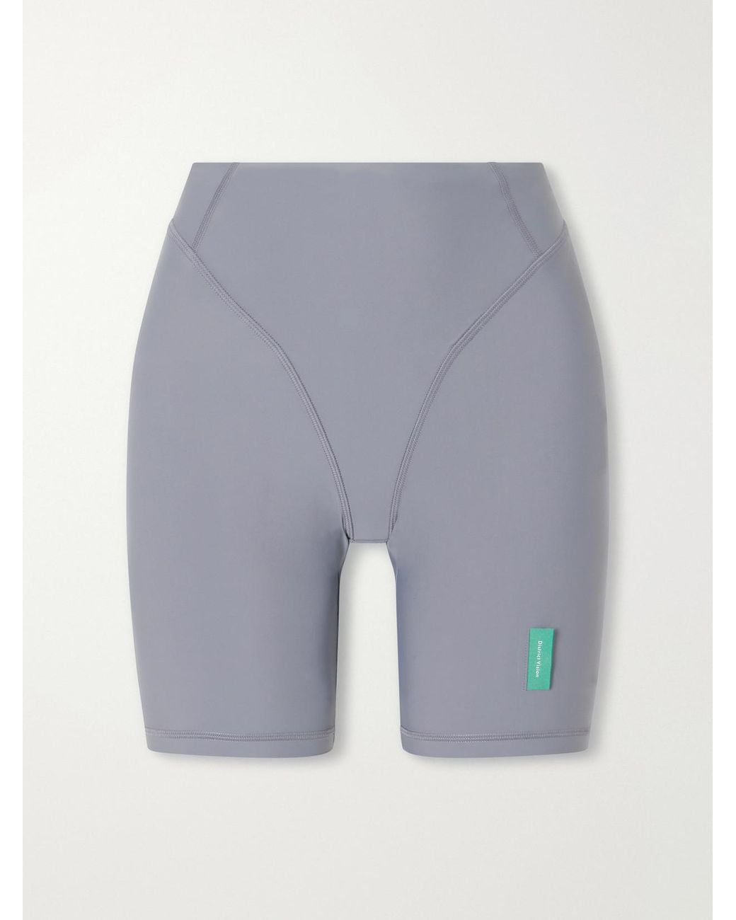 District Vision Blue Logo-Appliquéd 7' Stretch-Knit Shorts