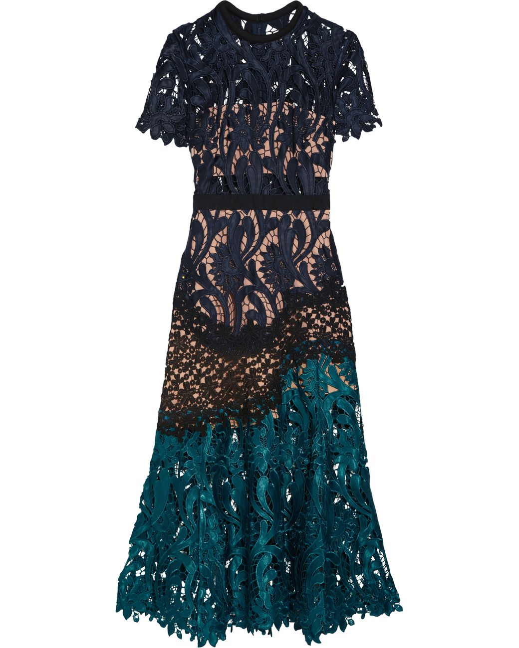 chinese dress ladies Self-Portrait One Shoulder Guipure-lace Midi Dress  Runway Catalog