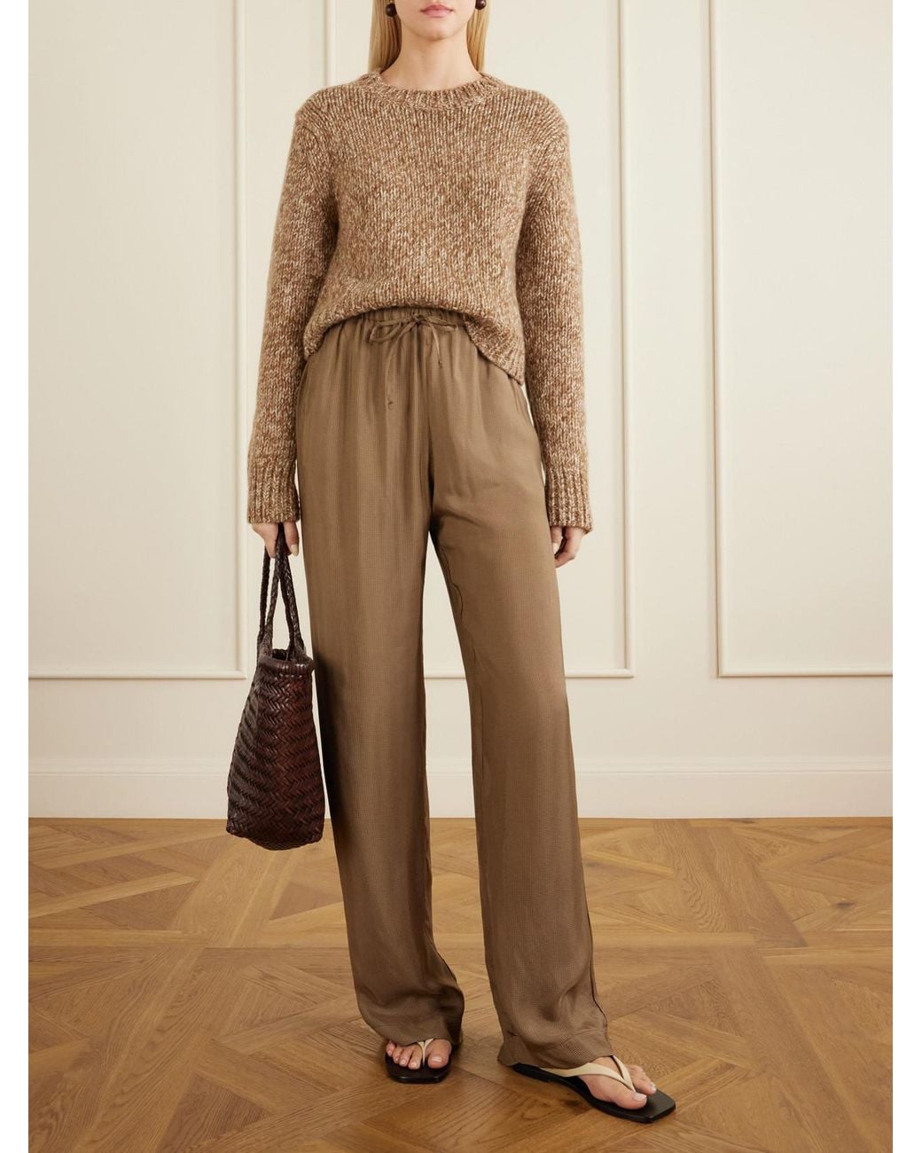 LeKasha Natural Pathayi Organic Cashmere Sweater