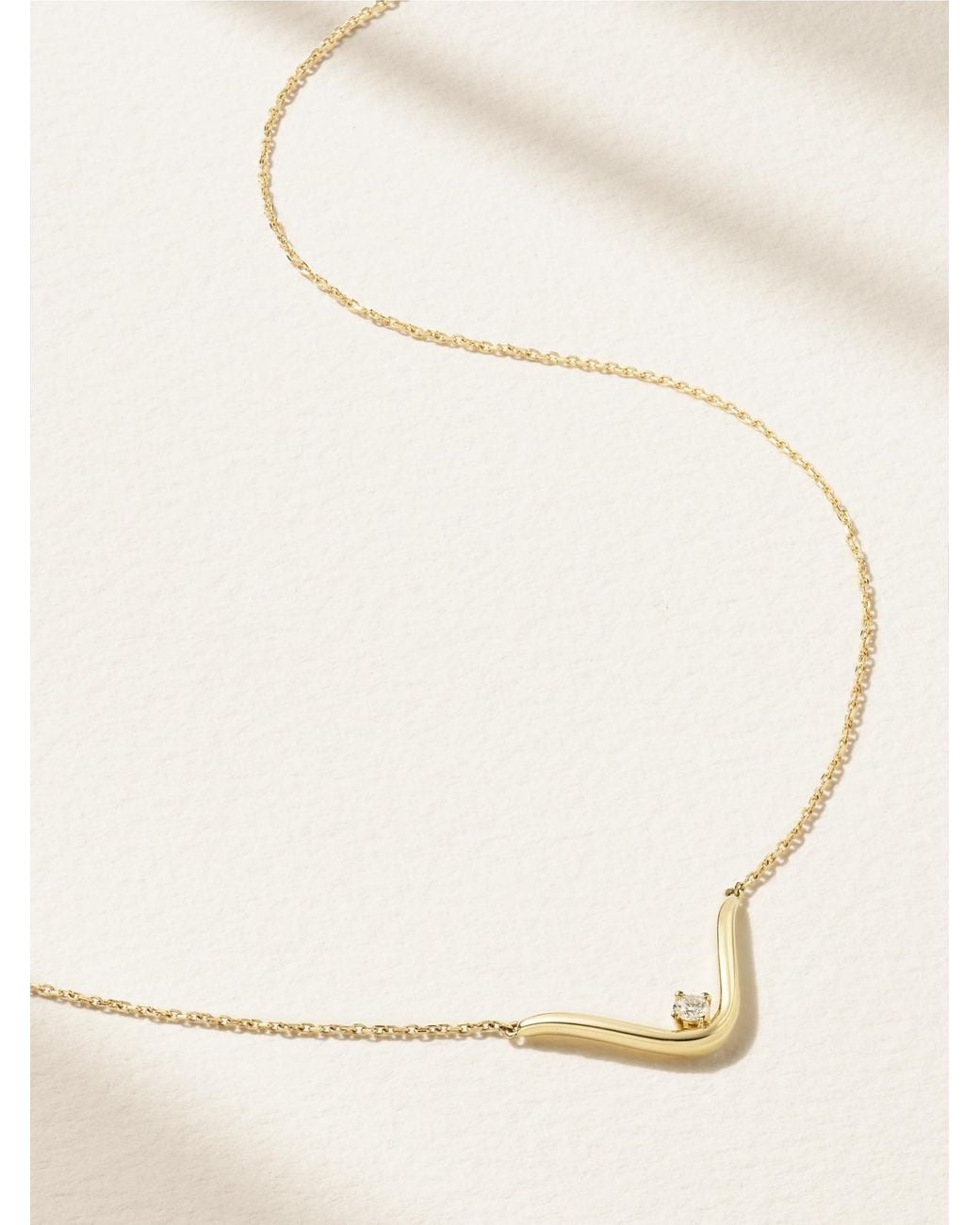 Mizuki Natural 14-Karat Diamond Necklace