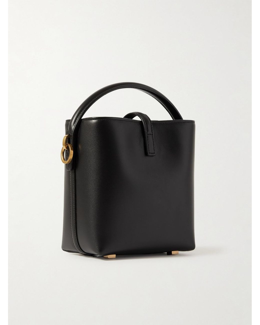 Saint Laurent Black Mini Le 37 Bucket Bag