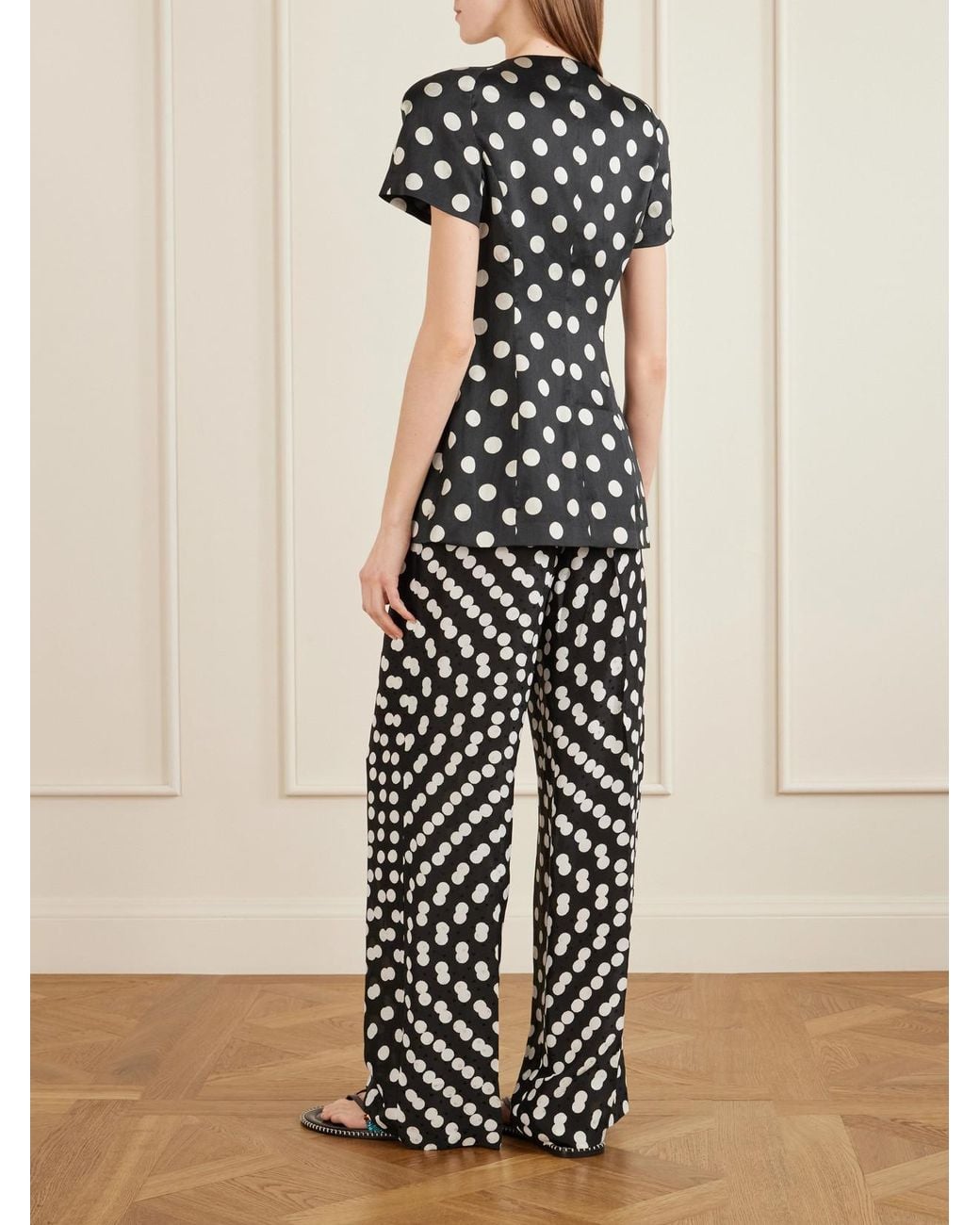 Dries Van Noten Black Bonny Polka-Dot Jacquard Jacket