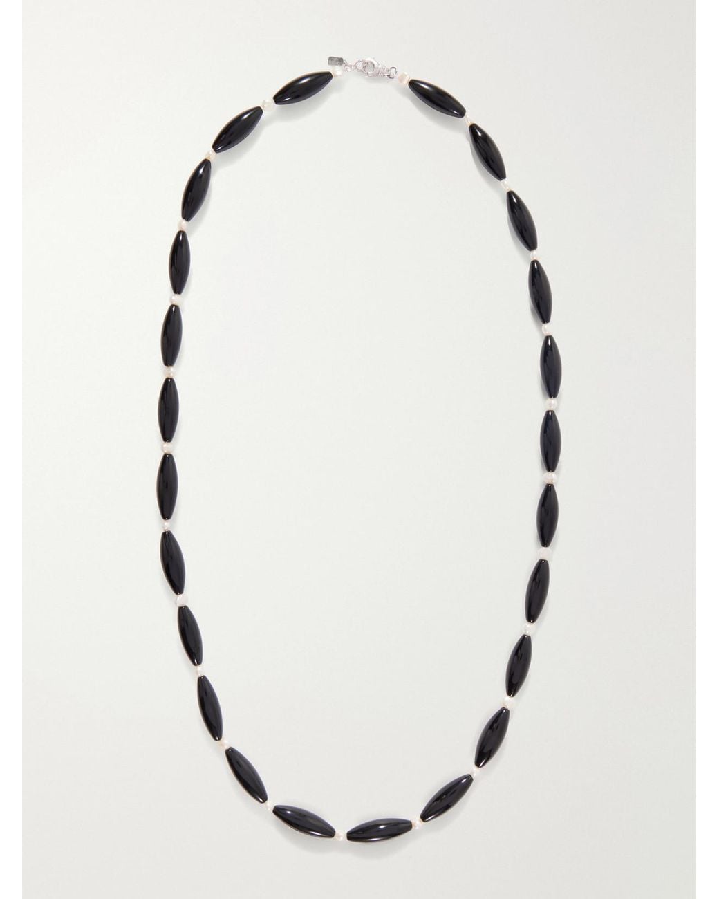 Le Sundial Natural Nives Mother-Of-Pearl And Sterling Necklace