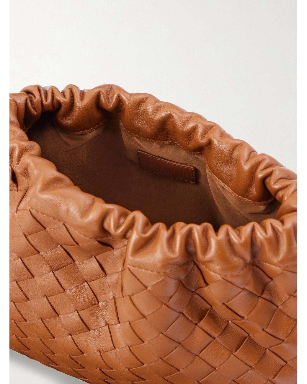Bottega Veneta Brown Dustbag Intrecciato Leather Shoulder Bag