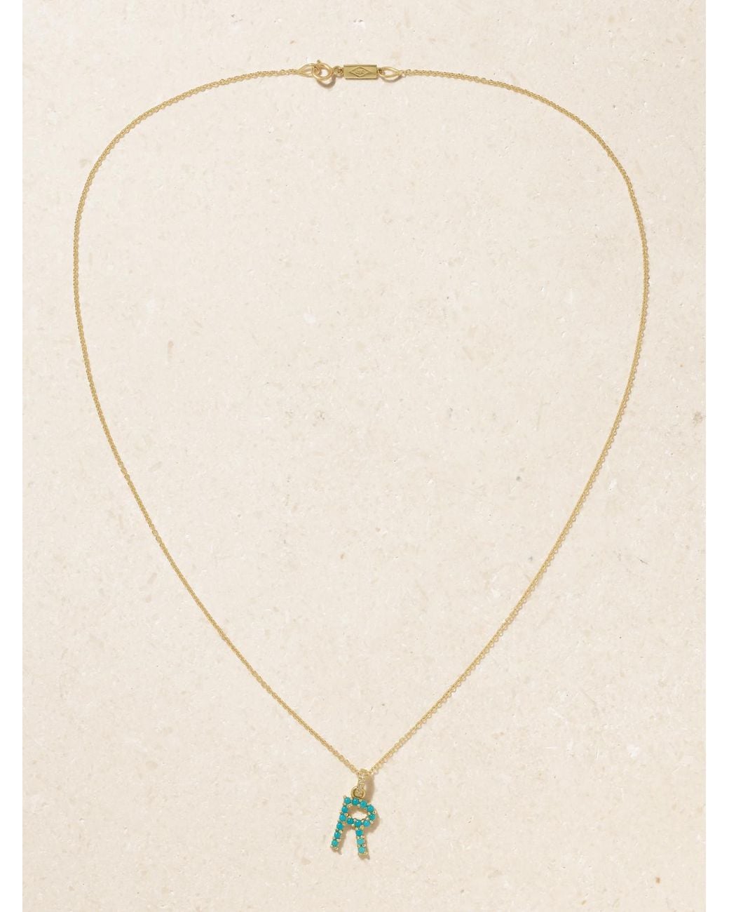 Jennifer Meyer Natural Initial 18-Karat Diamond Necklace