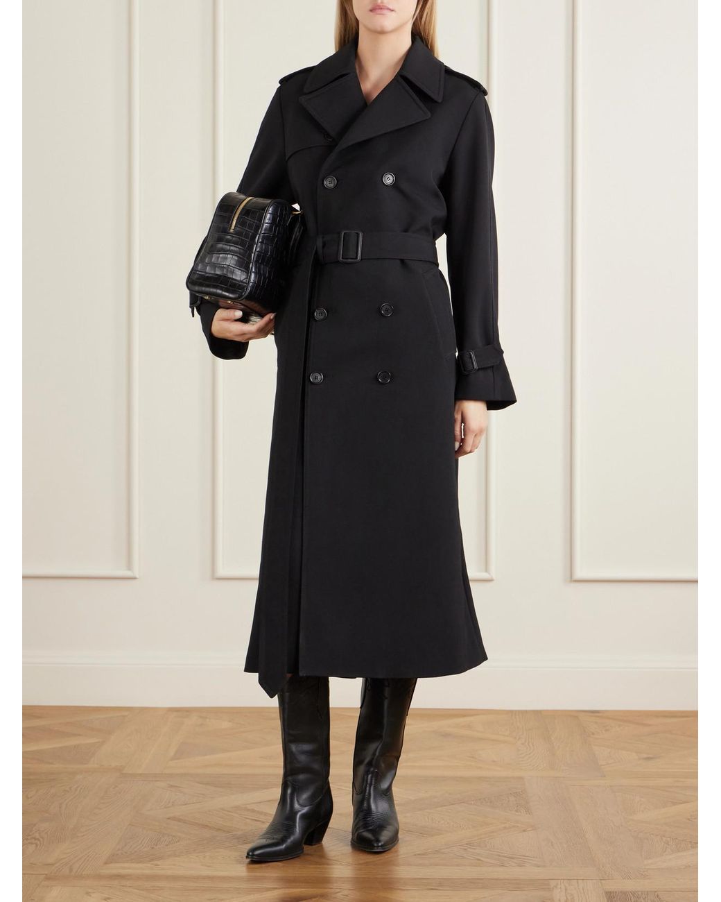 Nili Lotan Black Towns Leather Boots