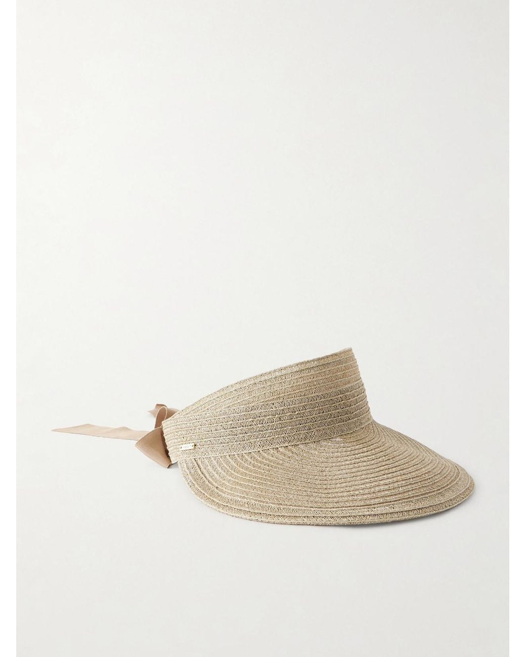 Eugenia Kim Natural Ricky Hemp And Cotton-Blend Visor
