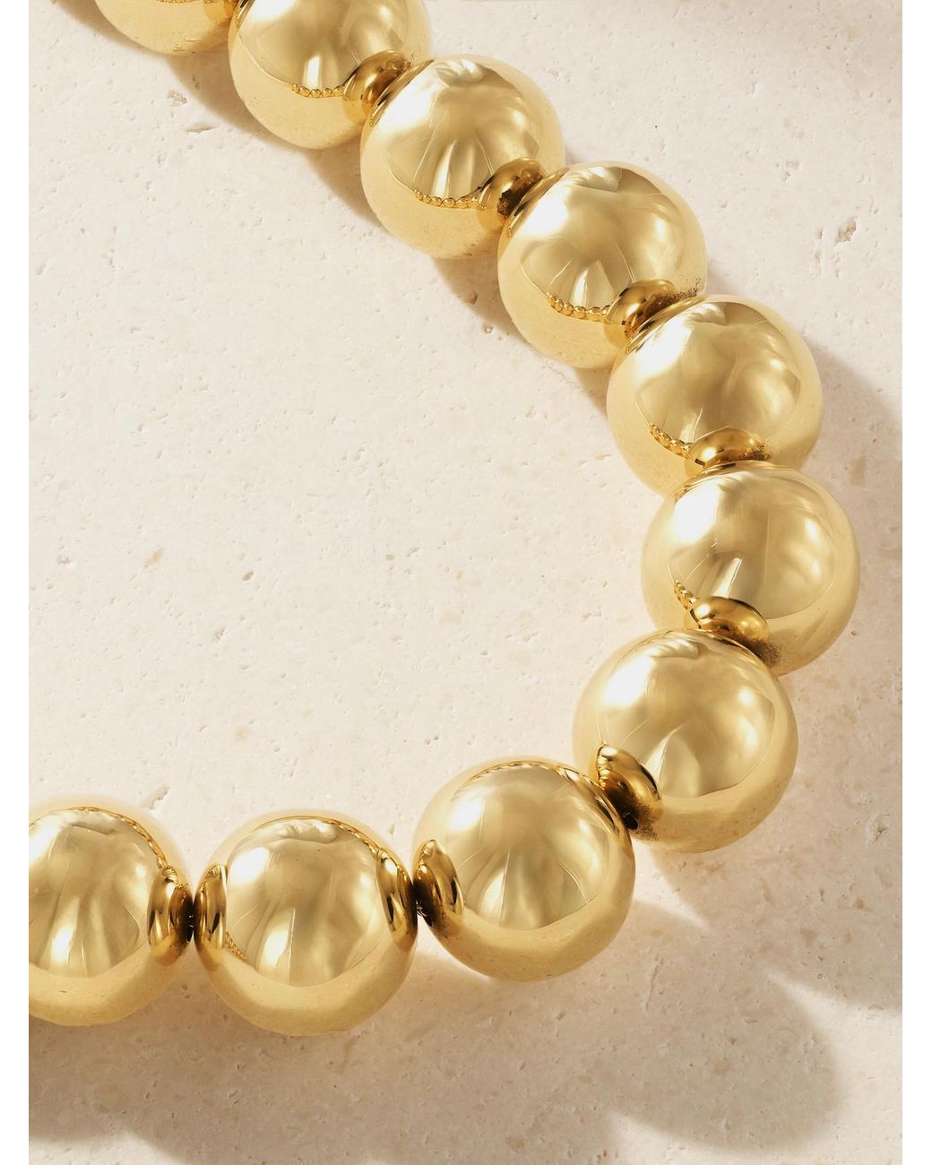 Marie Lichtenberg Metallic Grain D'Or 18-Karat Necklace