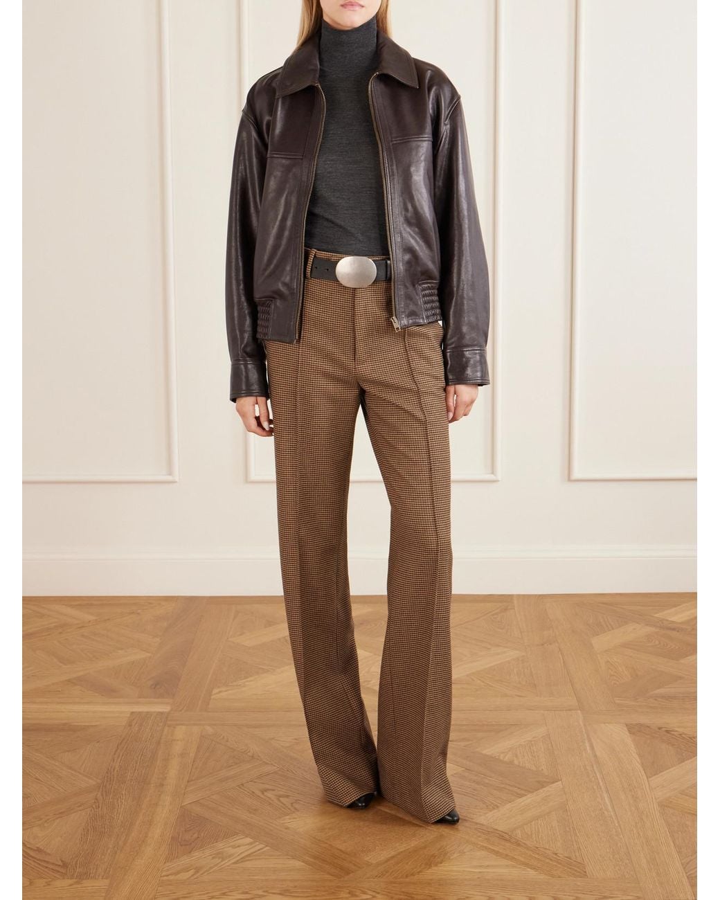 Nili Lotan Gray Larking Cashmere Turtleneck Sweater