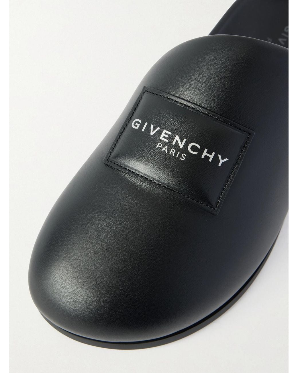 Givenchy Black Leather Mules