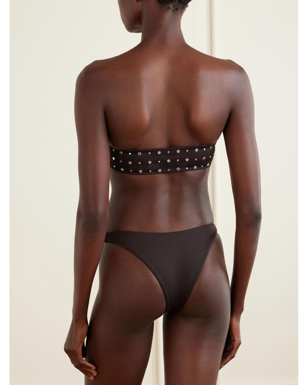 Staud Black Dana Bikini Briefs