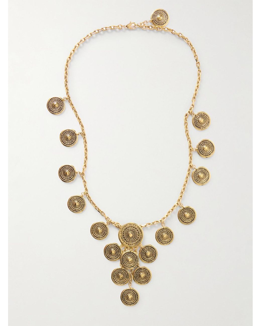 Saint Laurent Natural Tone Necklace