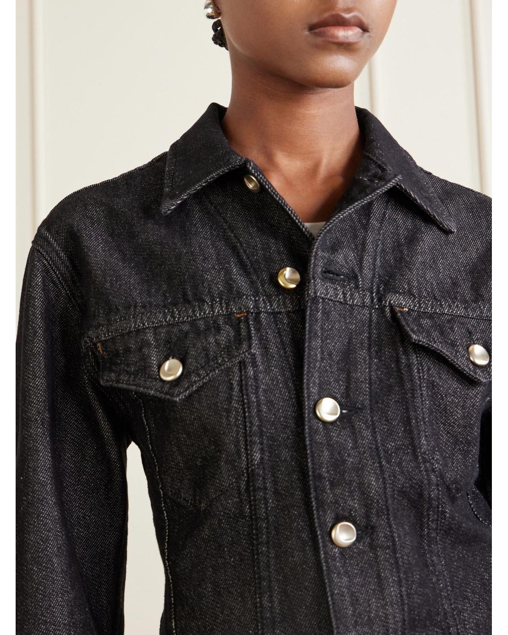 OSSOU Black Palo Denim Jacket