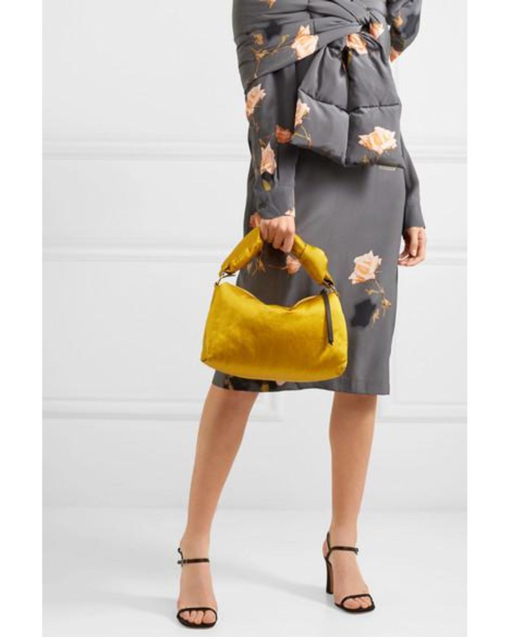 Dries van noten yellow best sale bag