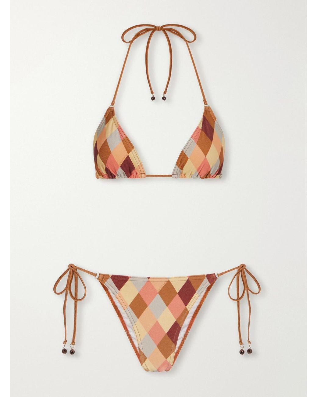 Zimmermann Natural Echo Printed Bikini Set