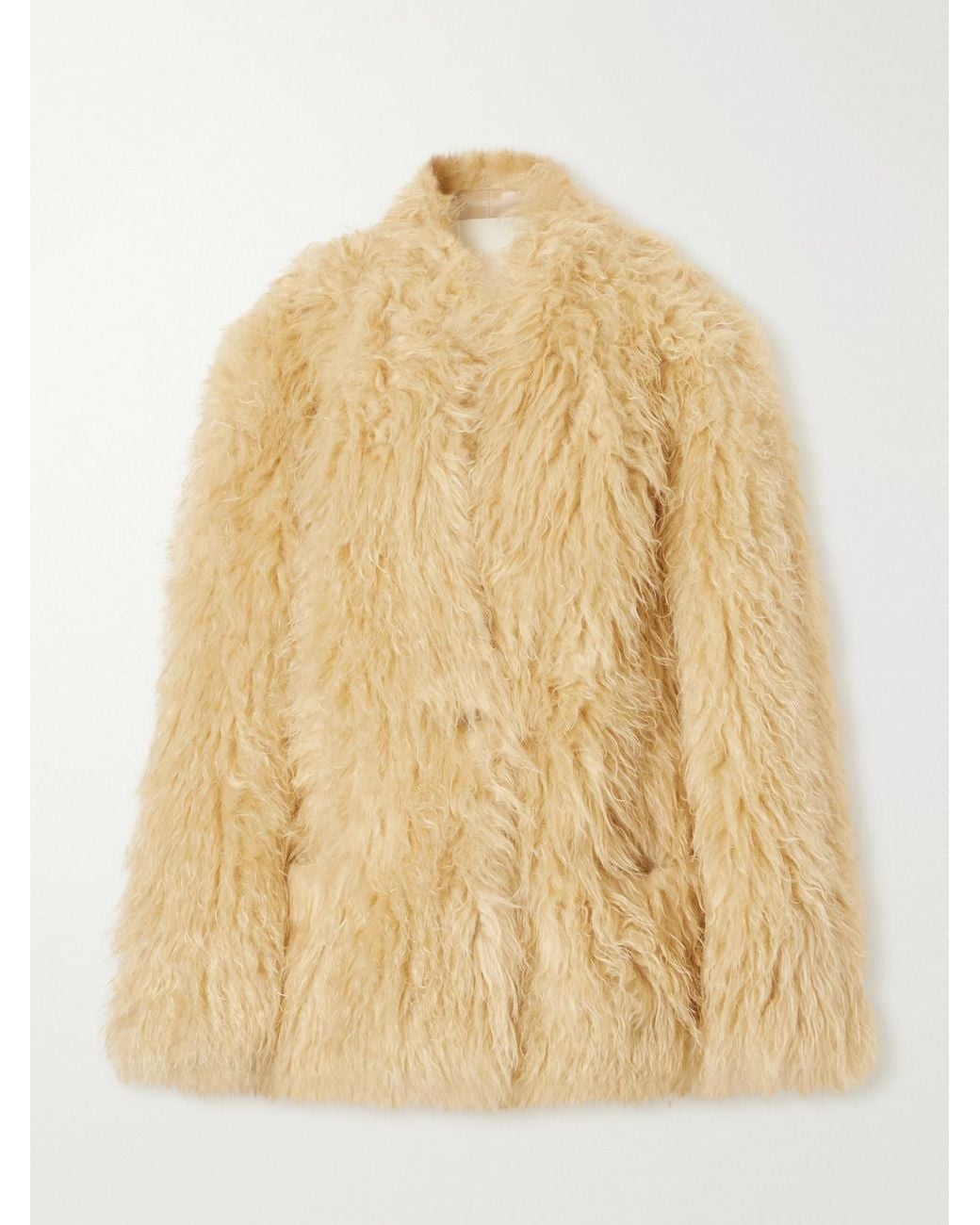 Isabel Marant Natural Mylae Shearling Jacket
