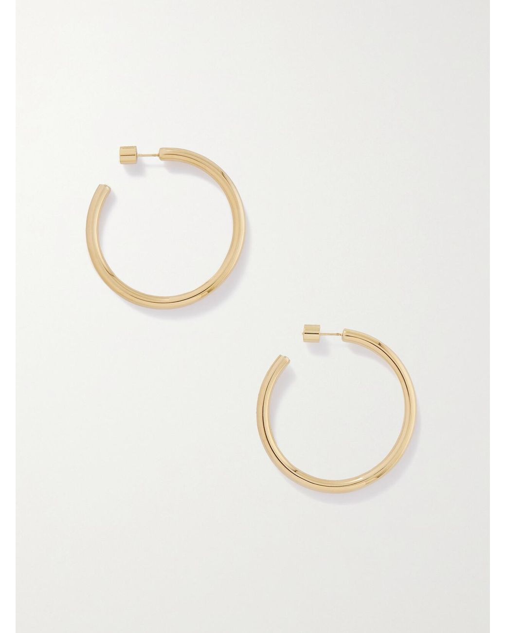 Jennifer Fisher Metallic Baby Lilly-Plated Hoop Earrings