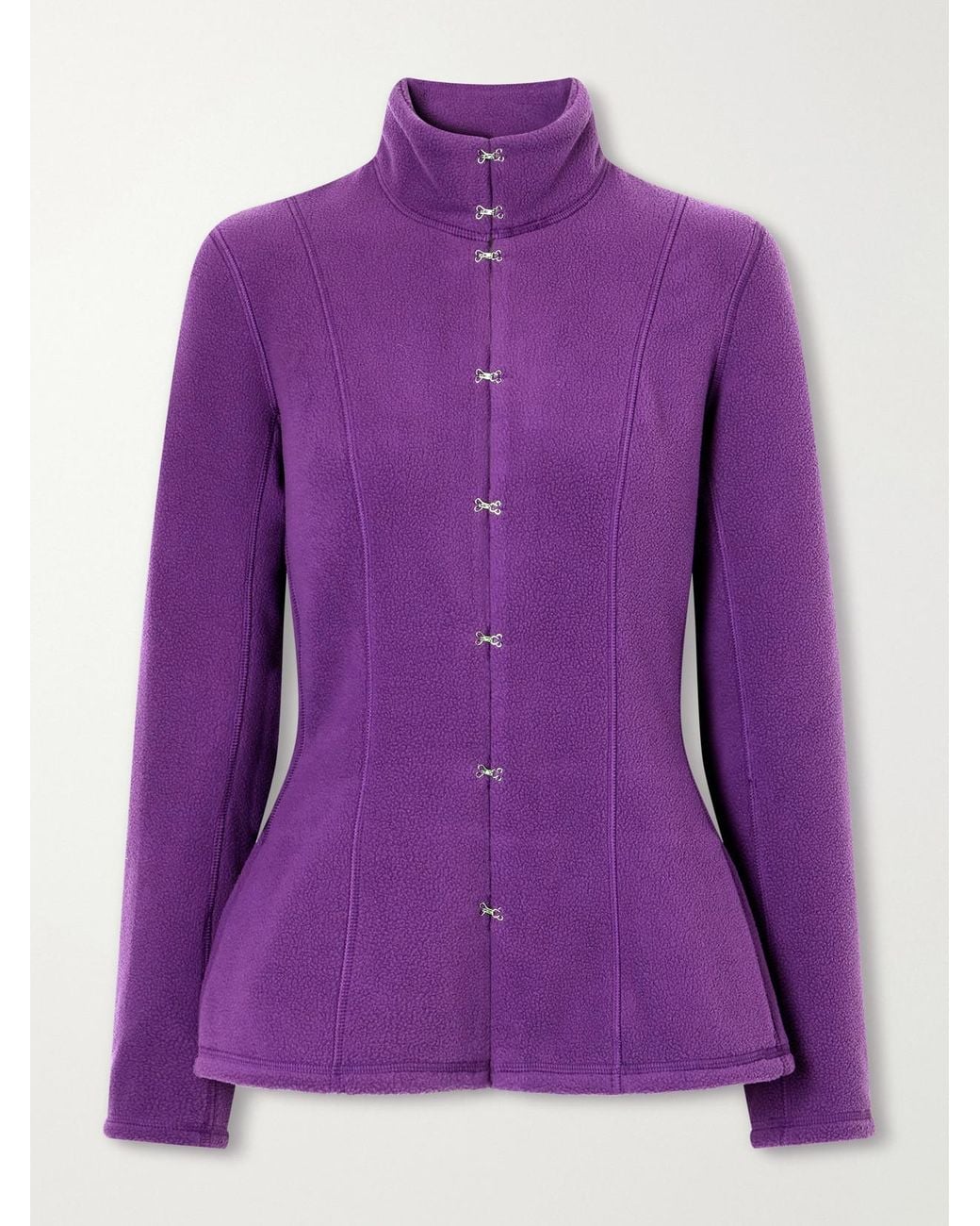Colleen Allen Purple Victorian Fleece Jacket