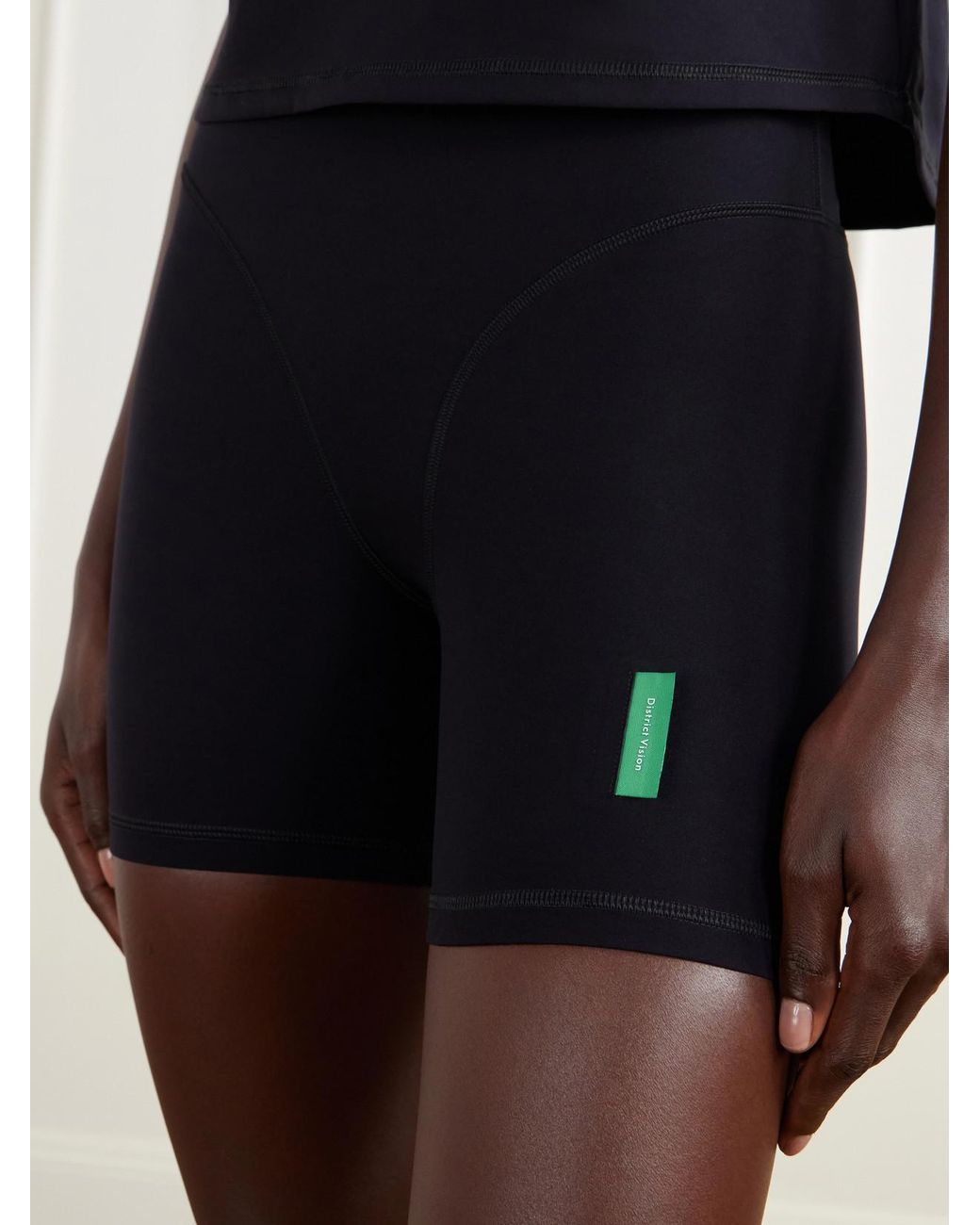 District Vision Blue Logo-Appliquéd 5' Stretch-Knit Shorts