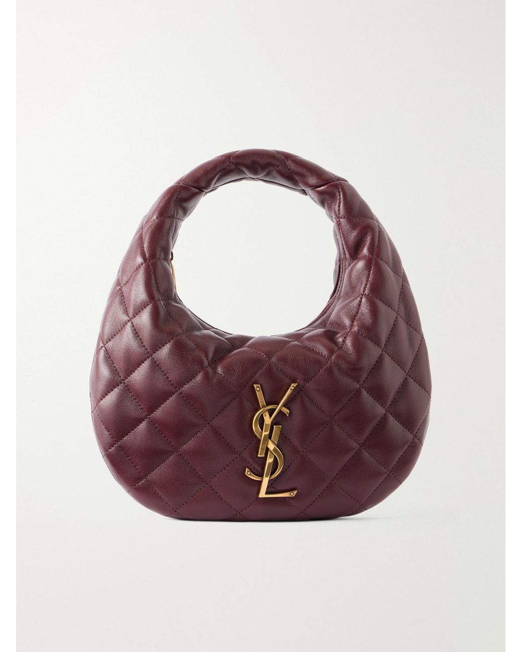 Saint Laurent Pink Icare Matelassé Leather Tote