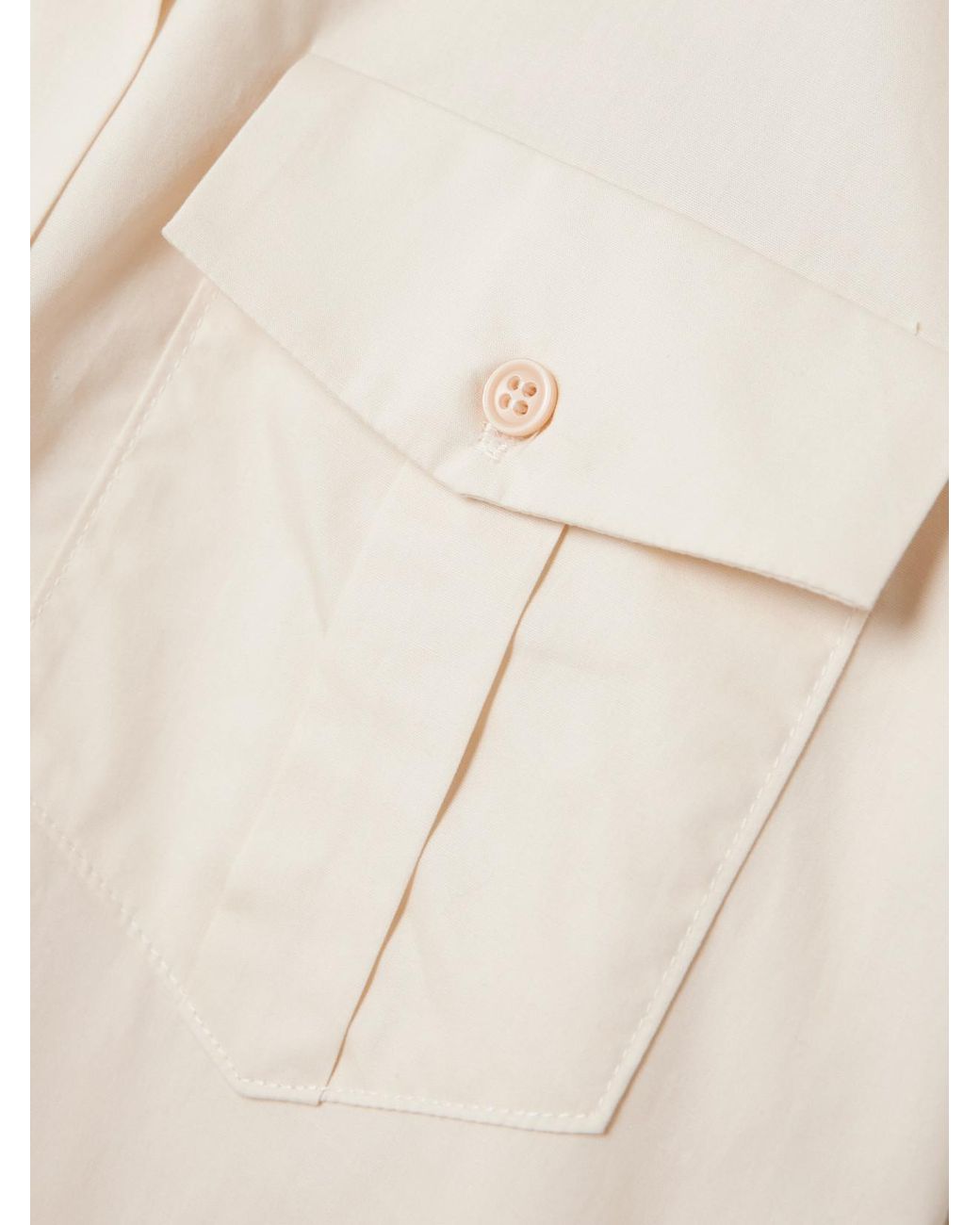 Jamie Haller Natural The Safari Cotton Shirt