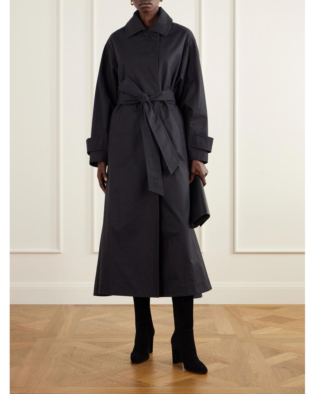 Gianvito Rossi Black 85 Suede Knee Boots