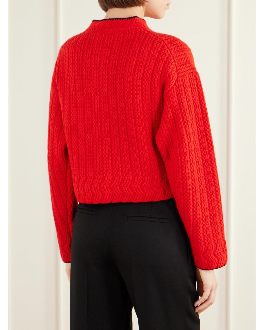 Chloé Embroidered Wool And Cashmere-Blend Cardigan