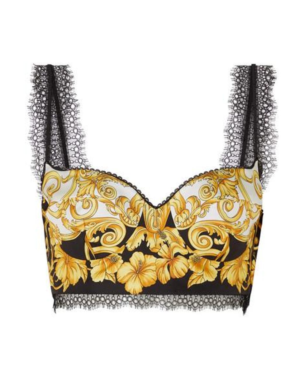 Versace corset-style Lace Bra - Farfetch
