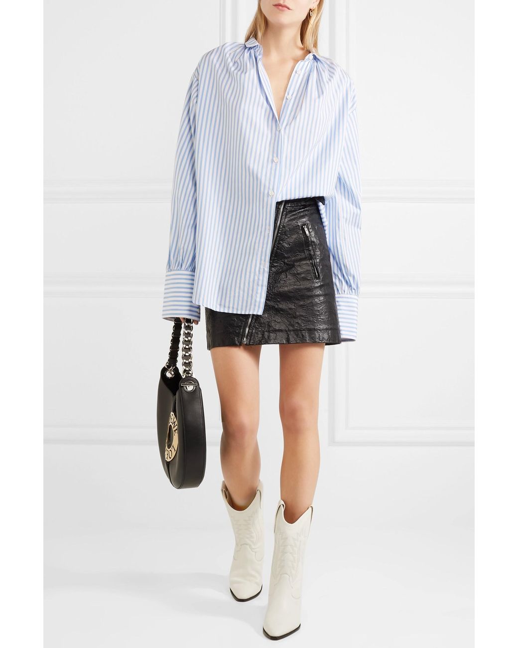 isabel marant white cowboy boots