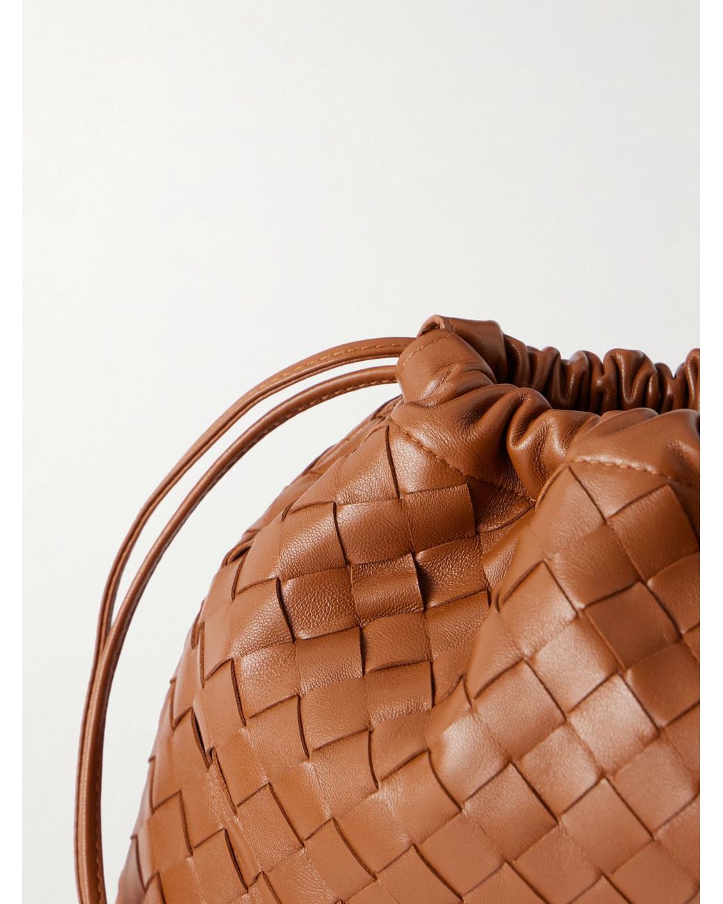 Bottega Veneta Brown Dustbag Intrecciato Leather Shoulder Bag