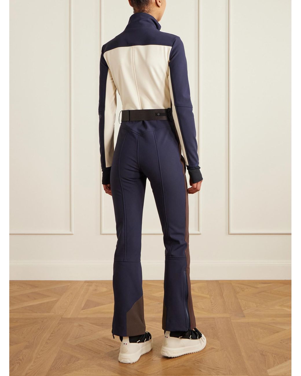 Moncler Blue Belted Ski Suit