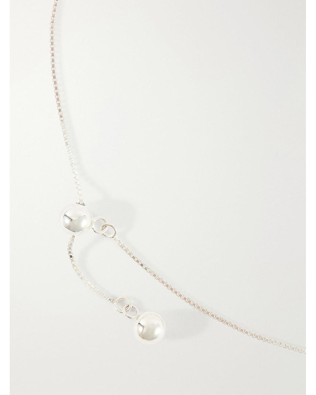 Camille Surault White Laylay Sterling Necklace