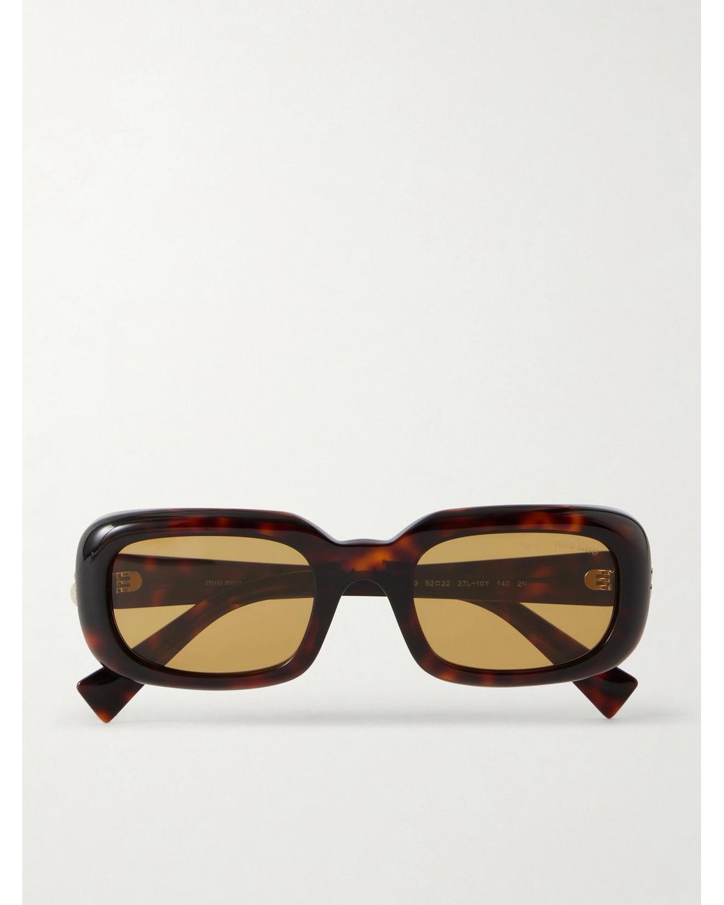 Miu Miu Multicolor Square-Frame Acetate Sunglasses