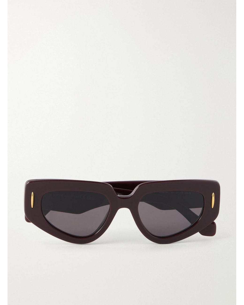 Loewe Purple Small Butterfly Screen Square-Frame Acetate Sunglasses