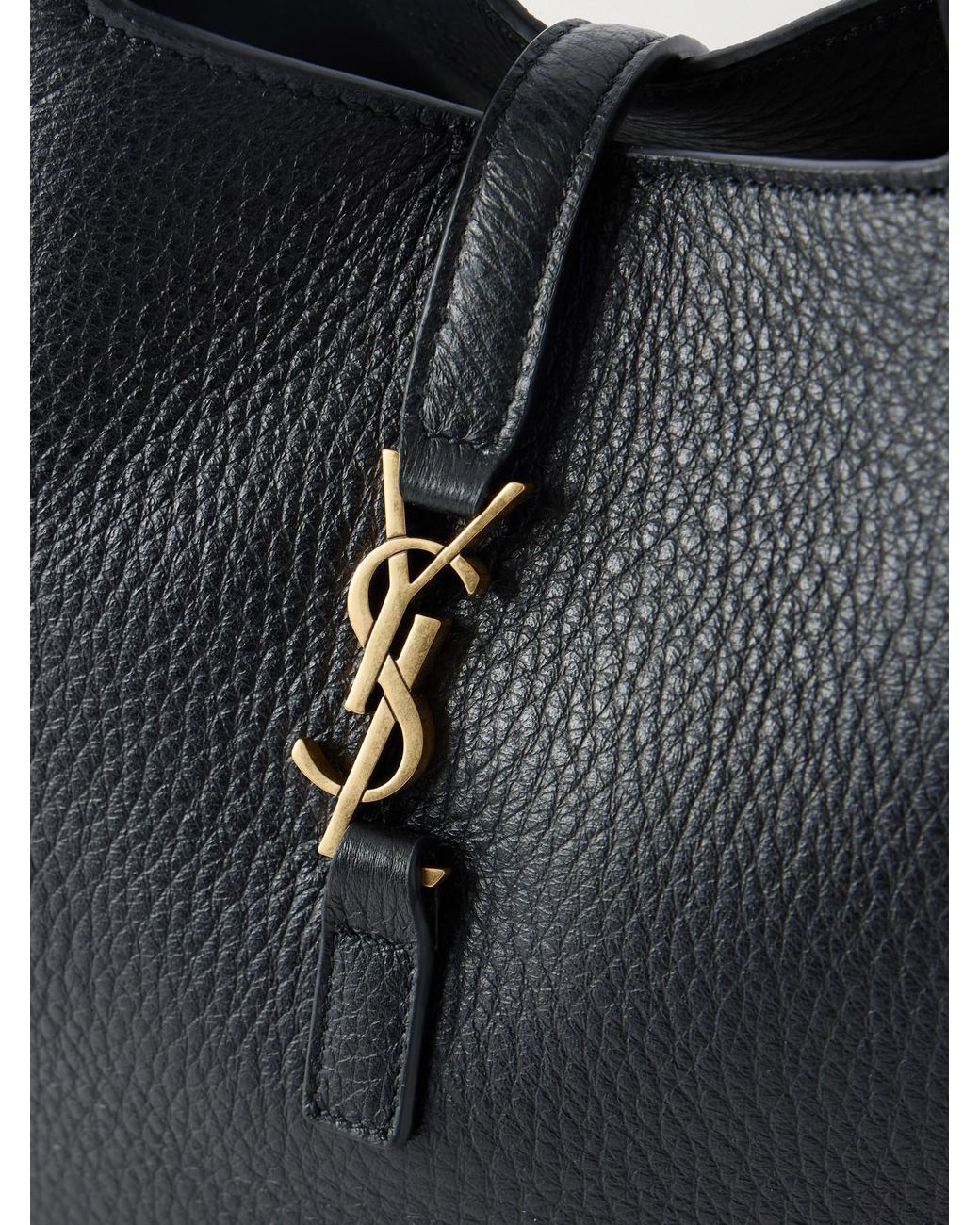 Saint Laurent Black Le 5 À 7 Bea Baby Leather Top-Handle Bag