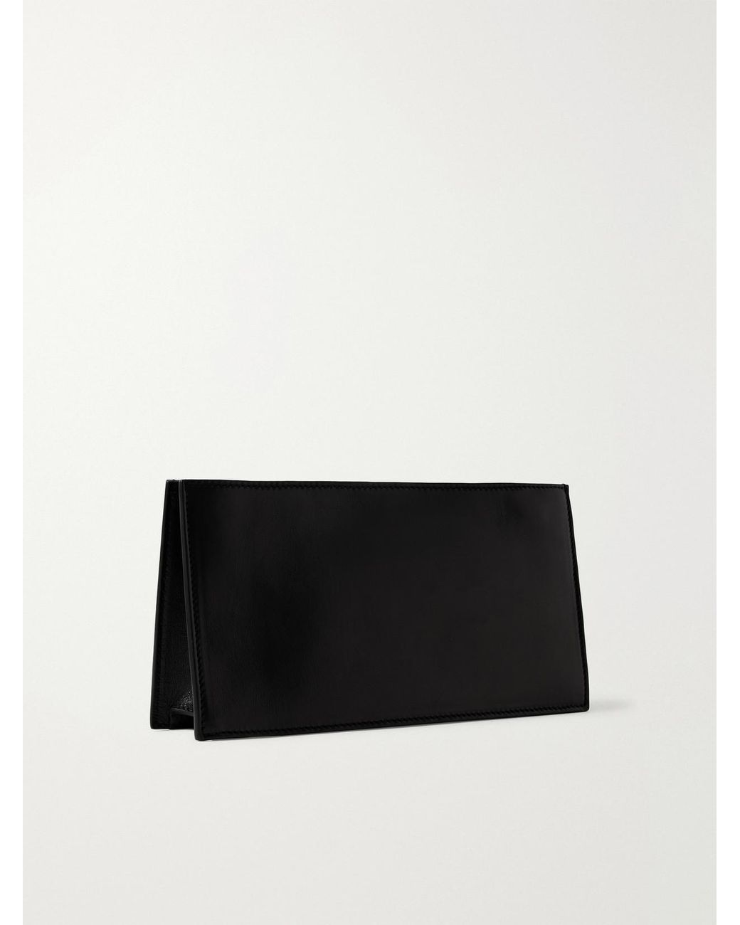 Metier Black Ease Leather Clutch