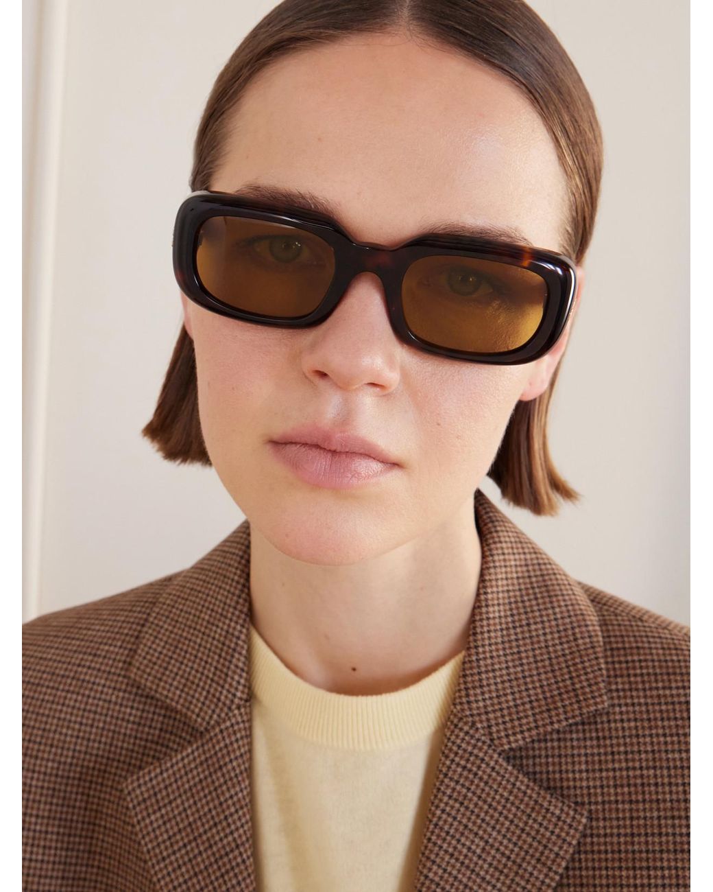 Miu Miu Multicolor Square-Frame Acetate Sunglasses