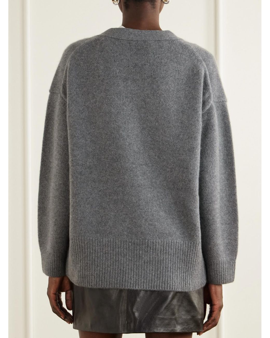 arch4 Gray Elward Cashmere Cardigan