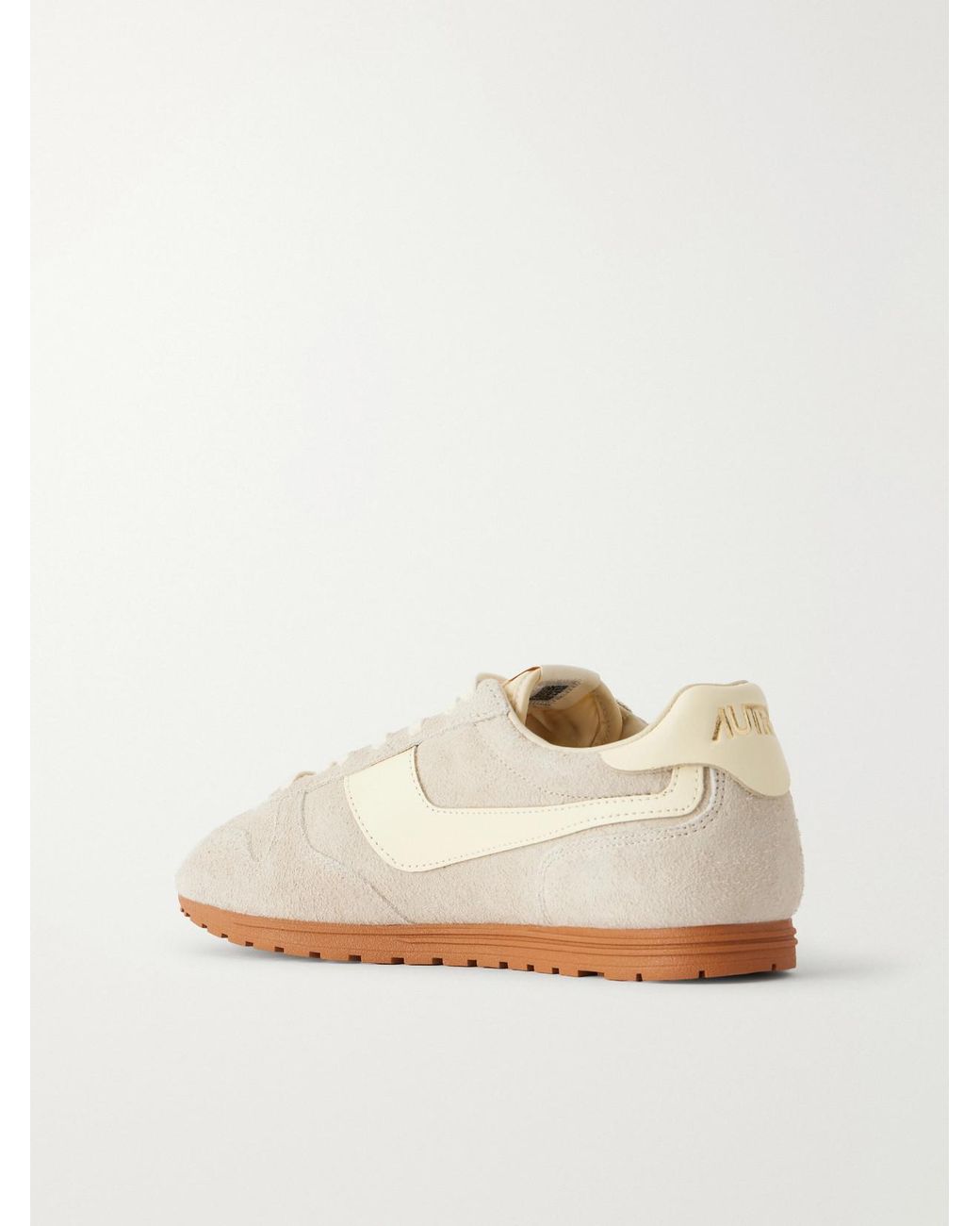 Autry White Windspin Suede Sneakers