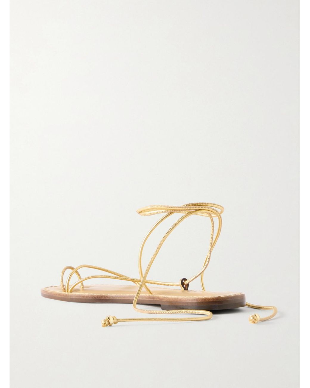 Amanu Natural The Karima Leather Sandals