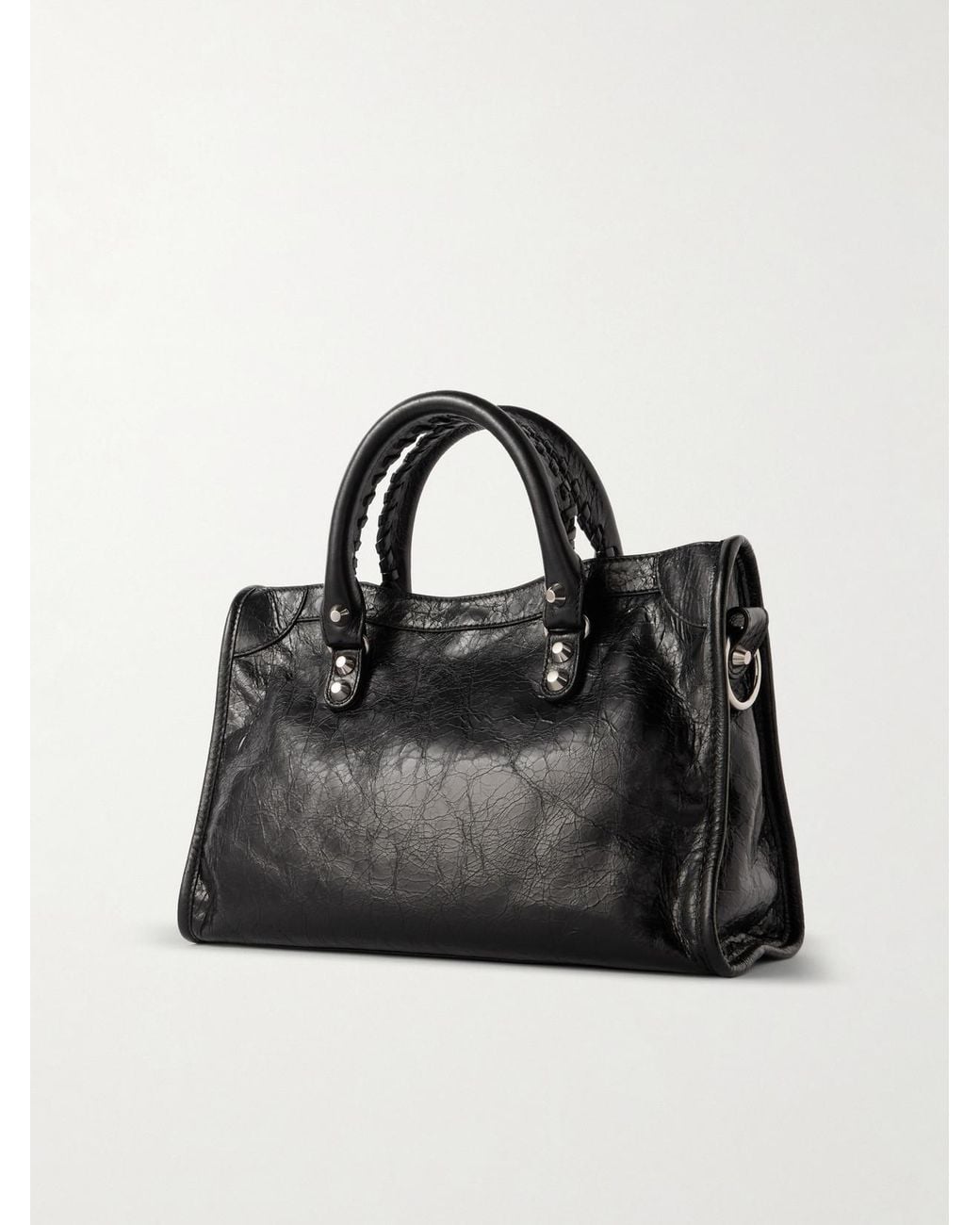 Balenciaga Black City Small Leather Handbag