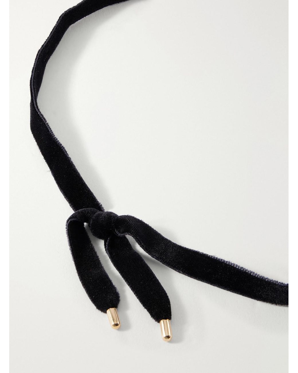 Loren Stewart Blue Crimson 14-Karat Garnet And Pearl Choker