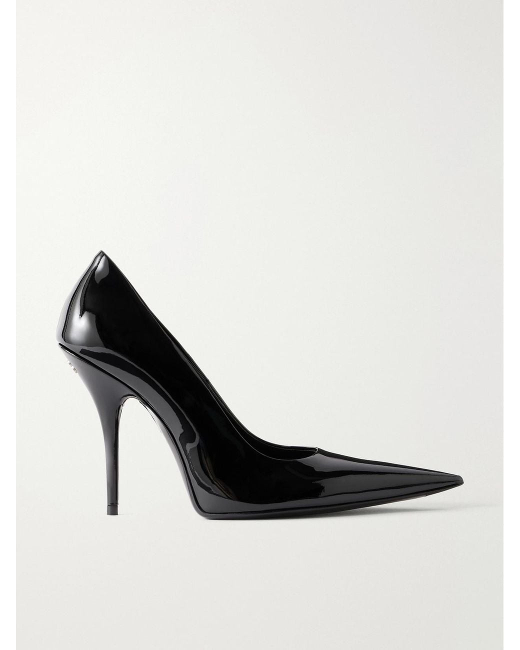 Balenciaga Black Avenue 110 Patent-Leather Pumps