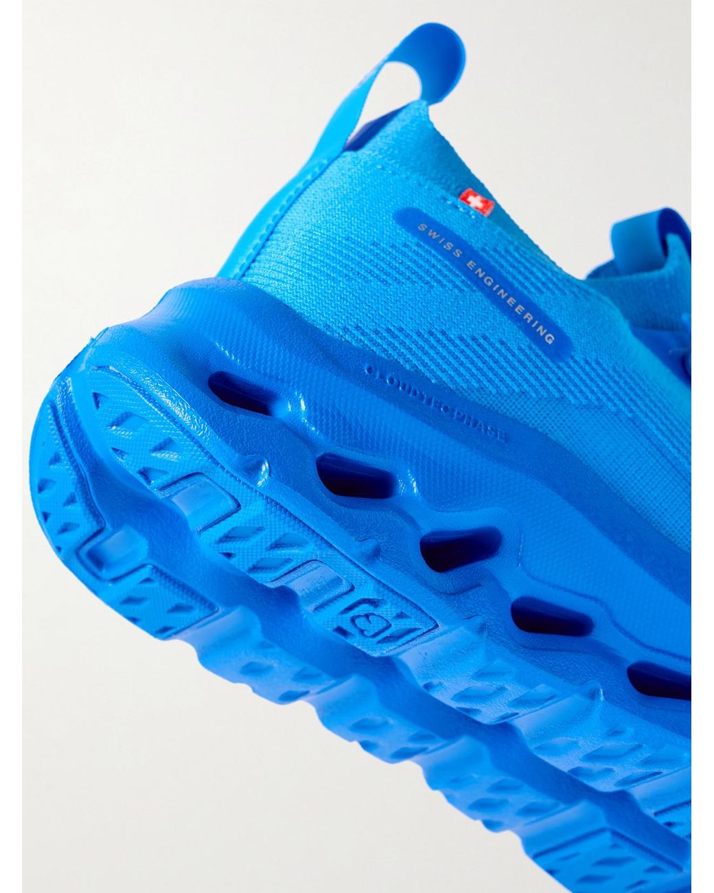 Loewe Blue On Cloudtilt Stretch Recycled-Knit Sneakers