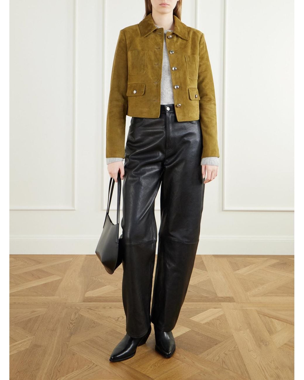 Altuzarra Green Astley Suede Jacket