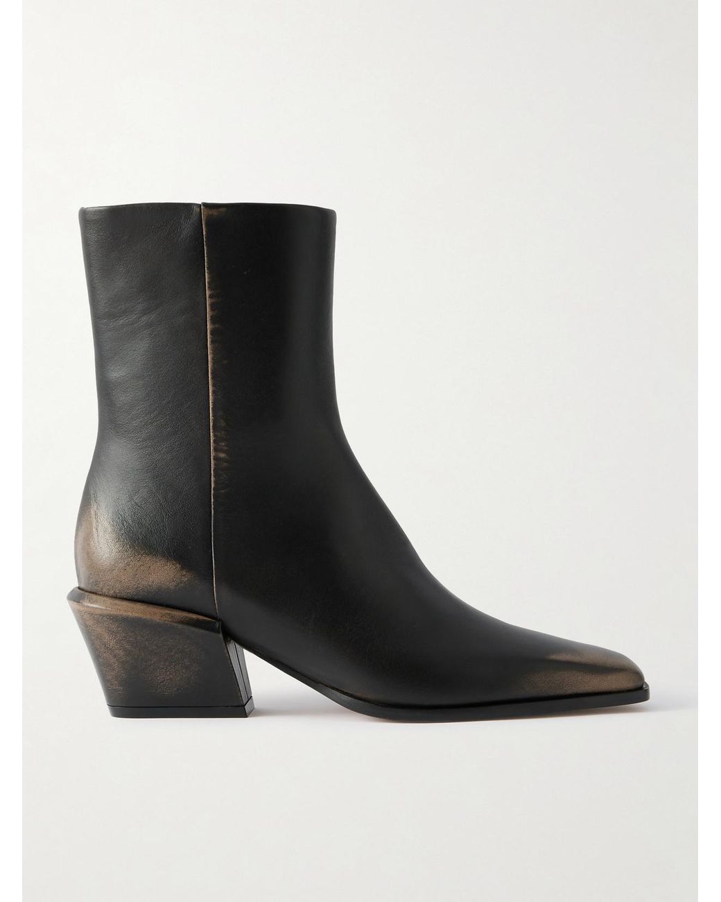 Paris Texas Black Bettina 50 Leather Ankle Boots