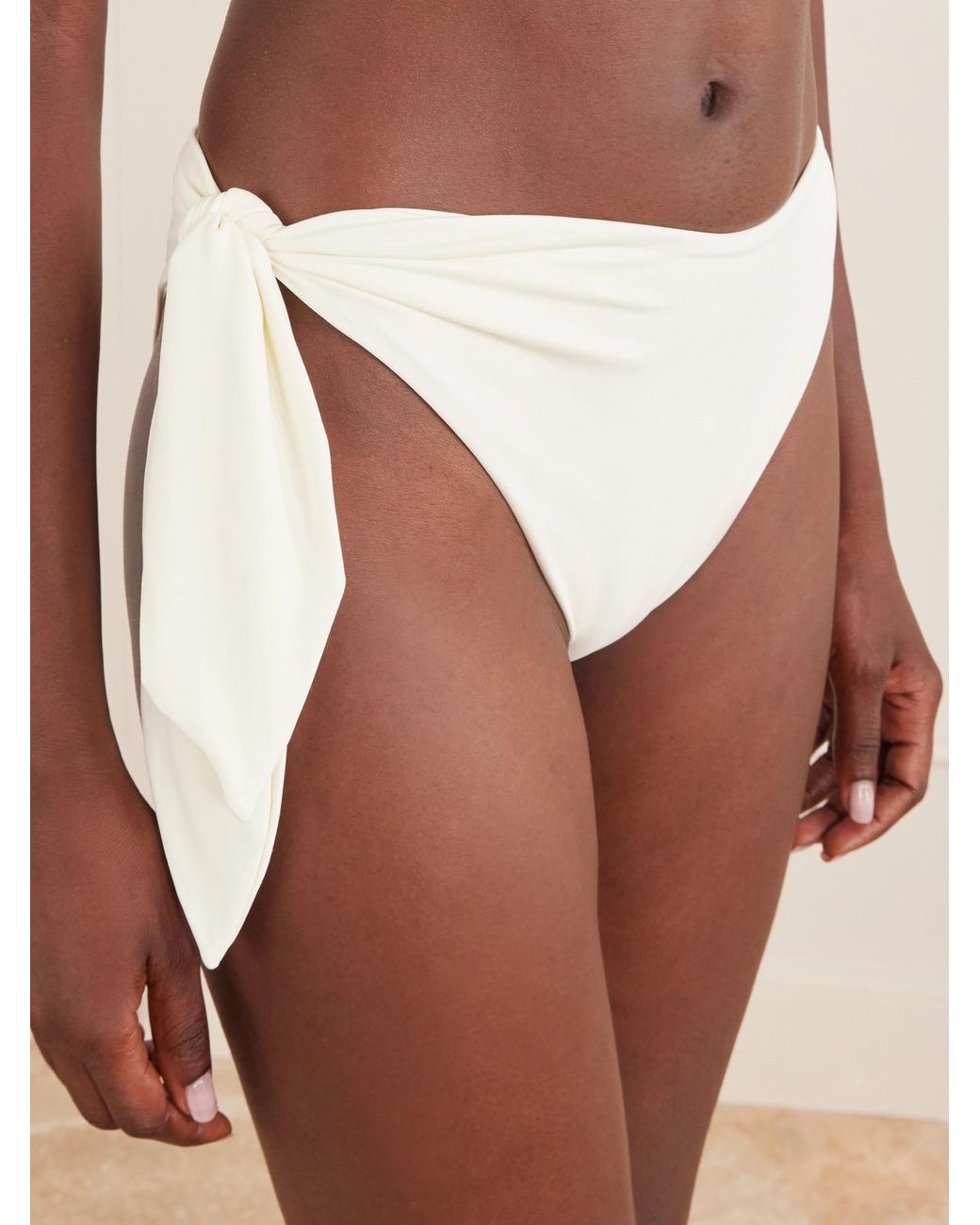 Magda Butrym Natural Stretch-Jersey Bikini Briefs