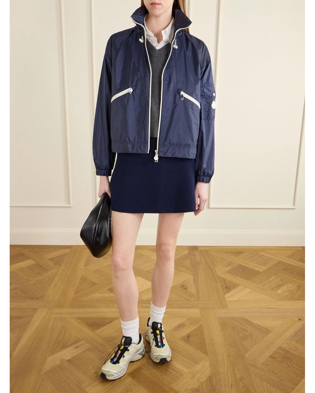Moncler Blue Marmacy Shell Jacket