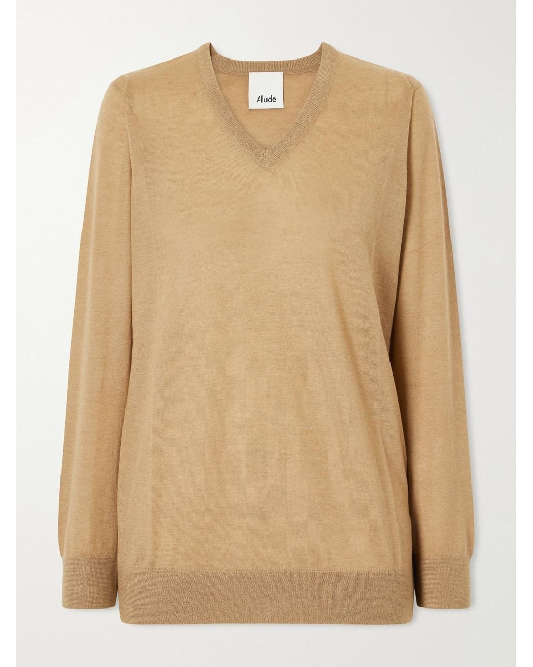 Allude Natural Cashmere Sweater